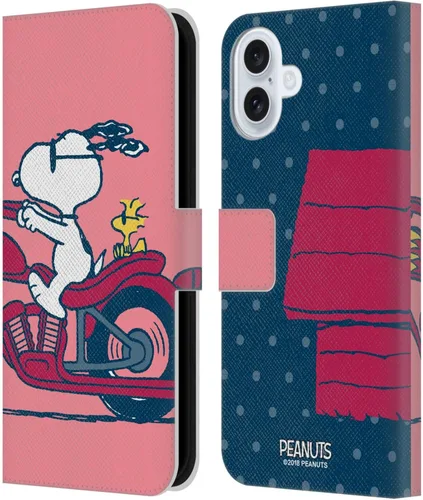 Miniatura 65 de Head Case Designs Funda de piel con licencia oficial de Peanuts Snoopy & Woodstock Balloon Halfs and Laughs para Apple iPhone 7/8/SE 2020 y 2022