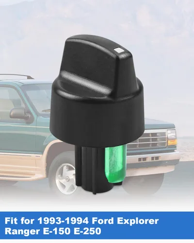 Miniatura 2 de Interruptor de control de calor y aire acondicionado premium para Ford Explorer Ranger E-150 E-250 (1993-1994) Interruptor de plástico ABS negro