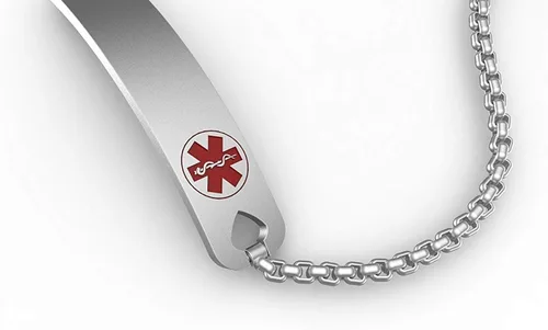 Miniatura 2 de WelMag Pulseras de identificación de alerta médica ajustables para mujer con grabado gratuito