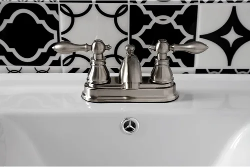 Miniatura 3 de Kingston Brass KB2601ACL American Classic - Grifo de baño central de 4 pulgadas, cromo pulido
