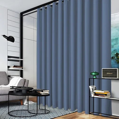 Miniatura 197 de RYB HOME - Cortinas extralargas de privacidad, para bloquear luz, de techo a suelo, para comedor, oficina, sala de estar, cine en casa, patio, 8.3