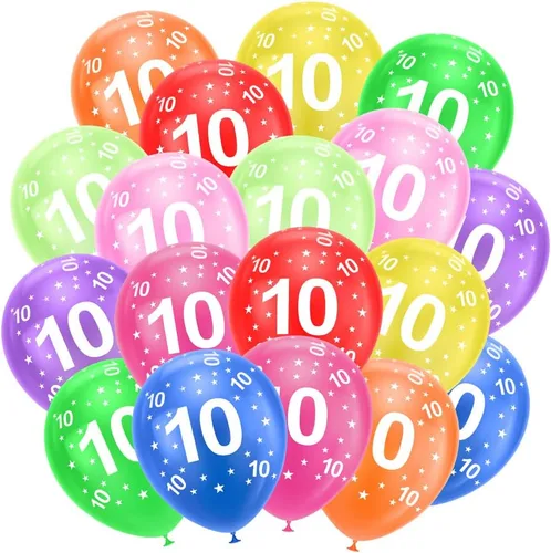 Miniatura 18 de Ainiv 15 globos de fiesta gruesos azules con cinta y confeti, globos metálicos de látex para baby showers, bodas, graduaciones y cumpleaños