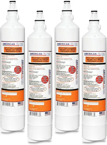 American Filter Company, Filtro de agua, Modelo # AFC-F1000, Compatible con F-1000 F1000 Instant HOT Water Dispenser Filtros 4-Filtros