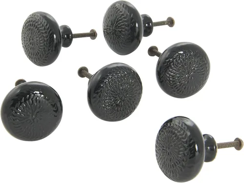 Miniatura 47 de Dritz Home - Manija para puerta de hierro fundido de diseño de aves, Dorado, 47064A