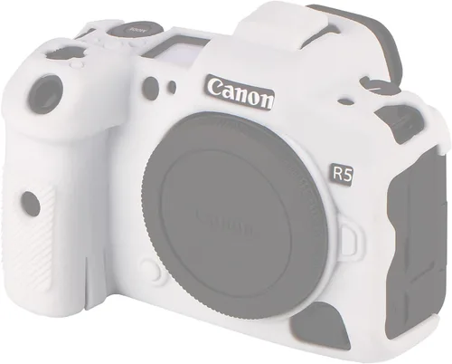 Miniatura 7 de Funda para cámara Canon EOS R5, textura antideslizante, ajuste cómodo, funda protectora de goma de silicona suave para cámara, funda protectora