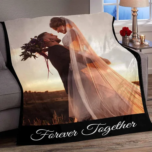 Miniatura 4 de Artsadd Mantas personalizadas con texto fotográfico, mantas de collage personalizadas con mis propias imágenes, fabricadas en Estados Unidos