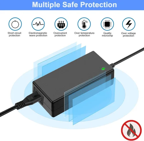 Miniatura 6 de DC 19V compatible con el cable de alimentación de monitor LG, certificados UL, repuesto para fuente de alimentación de TV LG de 19 voltios, 34, 32