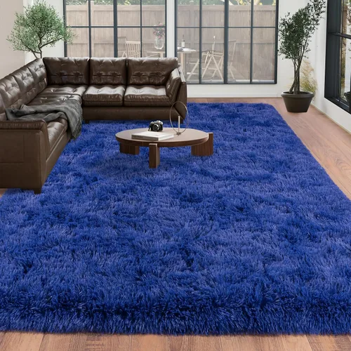 Miniatura 10 de Dssimo - Alfombra superesponjosa para la habitación, alfombra de área moderna, pequeña, suave y acogedora de felpa para niños, niñas y adolescentes