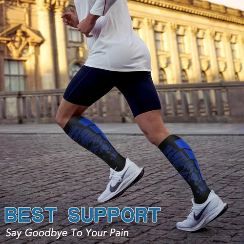 Miniatura 38 de SunFeeling - Calcetines de compresión para mujeres y hombres, 6 pares, brinda soporte a enfermeras, al correr, practicar atletismo y deportes
