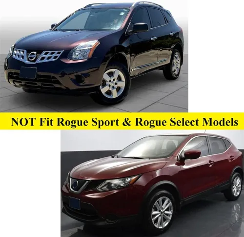 Miniatura 2 de cubierta retráctil para baúl trasero compatible con Nissan Rogue SV S SL 2014-2019 2020, protector de seguridad, pantalla de sombra, cubierta