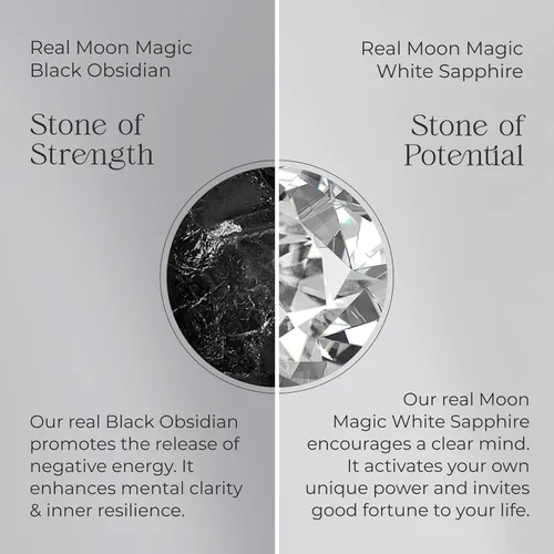 Miniatura 5 de Moon Magic - Authentic Moonstone Ring - FlowReal 925 Sterling Silver - 18k Rose Gold Raw Rainbow Moonstone Rings for WomenGenuine Moonstone Jewelry