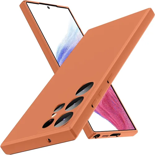 Miniatura 12 de Funda para Samsung Galaxy S22 Ultra, silicona líquida de alta calidad sedosa al tacto, protección de la cámara, forro de microfibra suave Beige