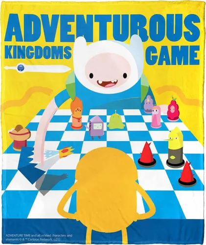 Miniatura 15 de Northwest Adventure Time - Manta de seda táctil, 50 x 60 pulgadas, Adventure Comic