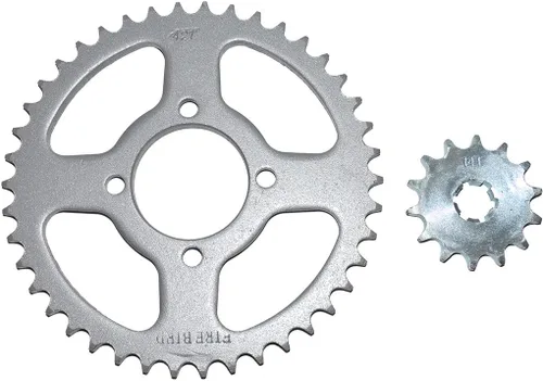 Miniatura 2 de Para SUZUKI AX100 100cc 14/42 piñones y 428 132 SAI CHAO Links Kit de cadena