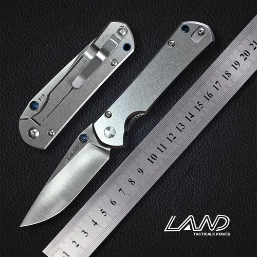 Miniatura 2 de LAND al aire libre caza supervivencia camping EDC herramienta bolsillo plegable cuchillo (912)