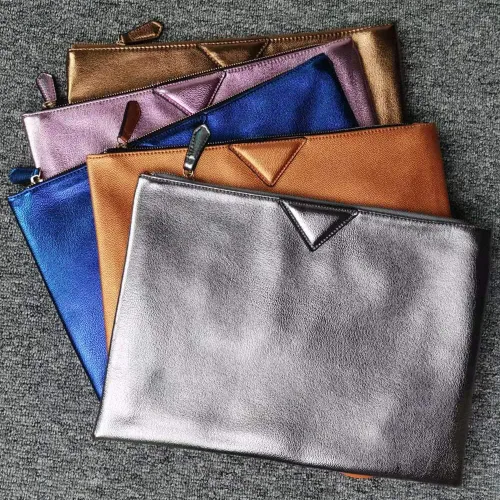 Miniatura 5 de Bolso de mano grande de piel sintética para mujer, bolso grande brillante para fiesta de noche