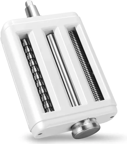 Miniatura 8 de Accesorio para hacer pasta para mezcladores Kitchenaid/Cuisinart, fabricante de fideos 3 en 1, juego de rodillos de pasta, cortador de espaguetis