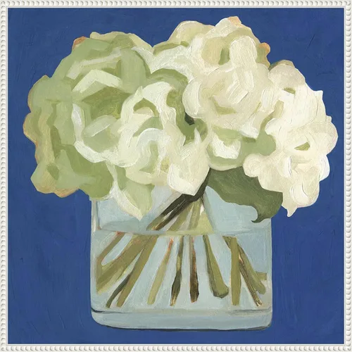 Miniatura 9 de Amanti Art Lienzo enmarcado para pared, 16 x 16 pulgadas, hortensias blancas II por Emma Scarvey, lienzo enmarcado para pared, obras de arte
