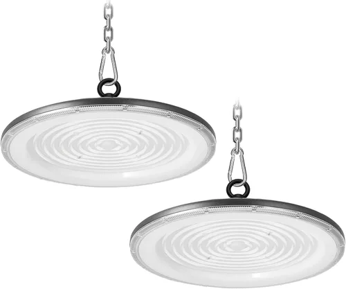 Miniatura 8 de loyal Luz LED de alta bahía, 500 W UFO High Bay Led Shop Lights 6000K 50000LM para almacén, taller, fábrica, gimnasio, garaje, granero, 2024, nuevo
