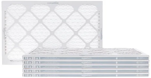 Miniatura 22 de Amazon Basics Paquete de 6 filtros de aire de 20 x 20 x 1 para horno de CA MERV 11 (tamaño real: 19.75 x 19.75 x .75 pulgadas)