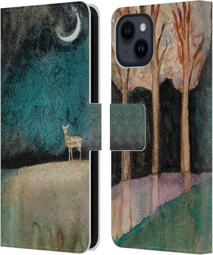 Miniatura 15 de Head Case Designs Officially Licensed Wyanne Half Light Nature 2 Leather Wallet Case Compatible with Apple iPhone 15
