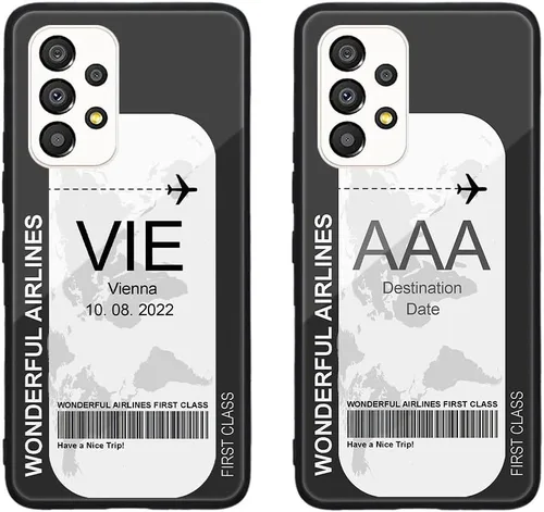 Miniatura 613 de Funda de teléfono personalizada para Samsung Galaxy S22+ / S22 Plus 5G, funda de TPU suave de vidrio templado antiarañazos personalizada con foto