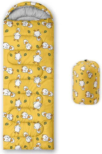 Miniatura 21 de Axolotl Saco de Dormir de Unicornio para Niños y Niñas – Sacos de Dormir Ligeros Cálidos para Clima Frío, Saco de Dormir Portátil Impermeable