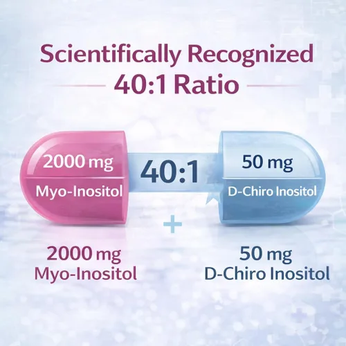 Miniatura 3 de Myo-Inositol & D-Chiro Inositol Capsules for Women, 120 Count