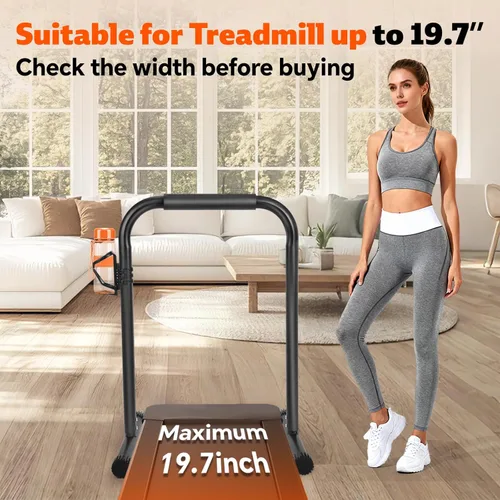 Miniatura 2 de Walking Pad Handle Bar Only, Suitable for Walking Pad up to 19.7" Wide, Adjustable Treadmill Handlebar Height from 34" to 42", Tall People Friendly