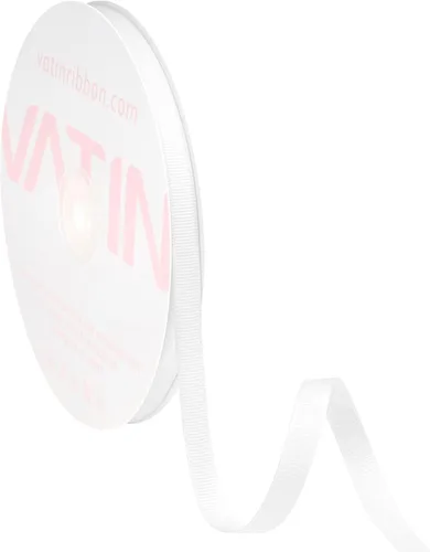 Miniatura 193 de Vatin - Rollo de cinta de grogrén, rollos de 25-50 yardas, perfecto para decoración de bodas, coronas, baby showers, envolturas de paquete de regalo
