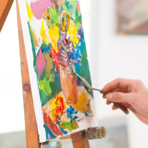 Miniatura 7 de Lienzos grandes para pintar, 36 x 48 pulgadas, paquete de 2 lienzos de pintura 100% algodón, quíntuple imprimado con triple imprimación, blanco