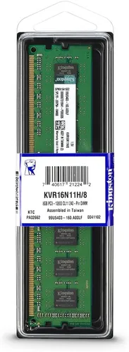 Miniatura 3 de Kingston ValueRAM KVR16N11H/8 - Memoria de escritorio de 8 GB 1600 MHz DDR3 no ECC CL11 DIMM STD altura 1.181 in