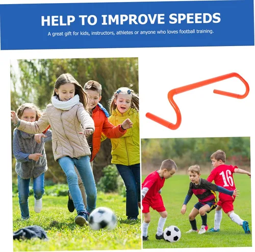 Miniatura 5 de INOOMP Entrenamiento de agilidad obstáculos para niños y niñas, equipo portátil para fútbol, fútbol y desarrollo de flexibilidad