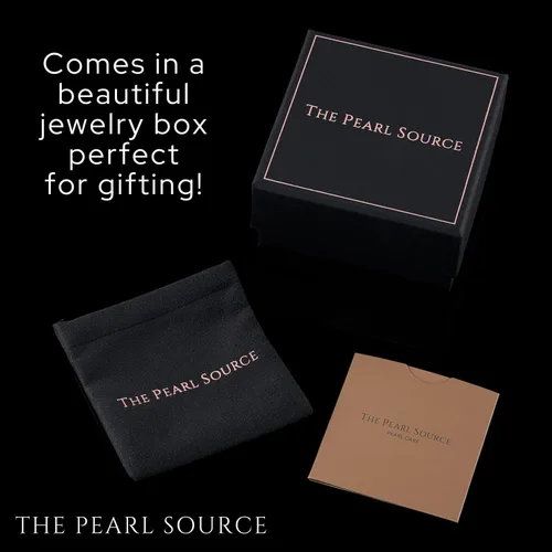 Miniatura 8 de The Pearl Source Collar con colgante de perlas de agua dulce Sydney para mujer, collar de perlas cultivadas Collar de perlas individuales
