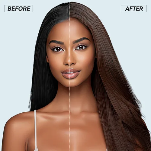 Miniatura 7 de YOURTONE Champú de tinte para cabello castaño oscuro 3 EN 1, champú de color para cabello gris con cobertura para mujeres y hombres, fórmula herbal