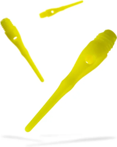 Miniatura 4 de Viper Dart accesorio suave para punta de dardos Tufflex III 2BA, en paquete de 100 y 1000 unidades Amarillo Neón