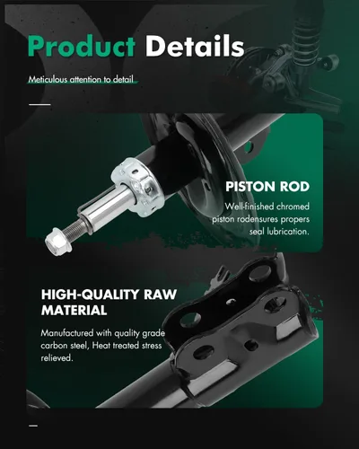 Miniatura 5 de SCITOO - Amortiguador delantero para Toyota se adapta a 2013-2018 para Toyota Avalon Shocks 3350002 3350003 amortiguadores - Juego de 2 piezas