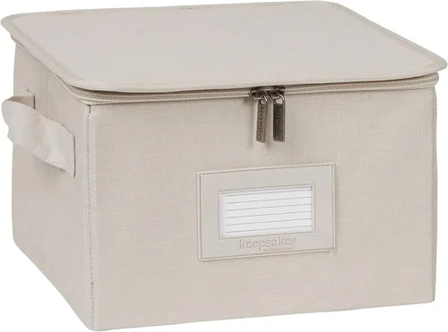 Miniatura 67 de Covermates Keepsakes - Juego de cajas de almacenamiento con cierre de cremallera, paquete de 3 cubos organizadores de poliéster resistente, diseño