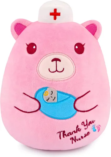 Miniatura 8 de Regalos para mujeres y niños, peluche de gato negro de 8 pulgadas, animales de peluche con texto en inglés "Get Well Soon", peluches de gato kawaii