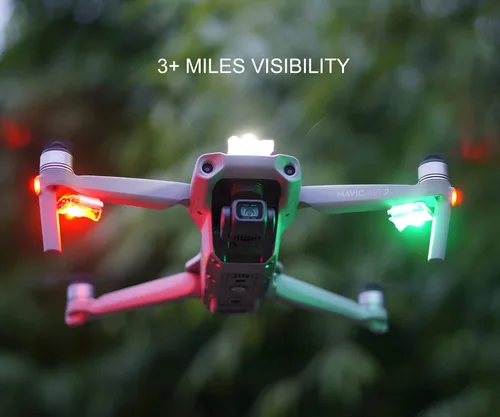 Miniatura 7 de VIFLY Luz estroboscópica para dron, luz anticolisión para avión nocturno de drones FAA, se adapta a DJI Mini 3 Pro/Mini 4 Pro/Mini 2/Air 3/Air