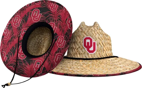 Miniatura 145 de FOCO - Sombrero de paja con logotipo de equipo universitario de NCAA y estampado floral para hombre TEAM LOGO