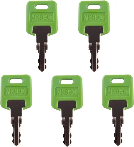 5 llaves de autocaravana MK9901 para autocaravana, color verde, compatibles con FIC Global Link Bauer Motorhome EF CF HF Codes Series (estilo 2)