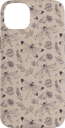Miniatura 15 de Vintage Dragonfly Tan Sand Beige Wildflower Floral Flower Case for iPhone 16