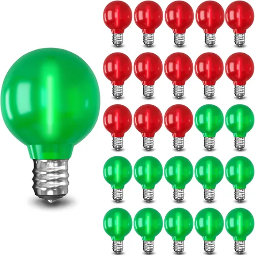Miniatura 15 de Bombillas de Repuesto LED Edison ST40, 10 Bombillas de Luz Transparentes de 0.6 Vatios, Bombillas LED para Cadena de Luces, Bombillas de Repuesto