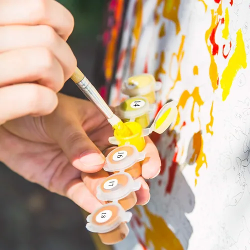 Miniatura 4 de Kit de pintura por números de Ledgebay para adultos: kit de pintura por números para principiantes a avanzados - Divertidos proyectos de arte y Ruta