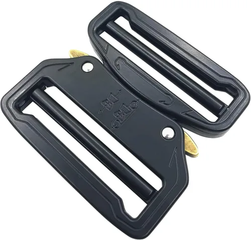 Miniatura 11 de Hebilla de cinturón táctica ajustable dual de metal, hebilla de cinturón resistente de 1 pulgada (0.984 in)