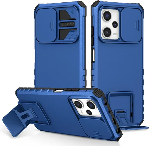 Miniatura 134 de Funda compatible con Xiaomi Redmi Note 12 Pro 4G Dimensional Soporte Ventana Deslizante Teléfono Móvil Funda Protectora a Prueba de Golpes Funda