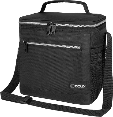 Miniatura 21 de OPUX - Fiambrera de alta calidad, aislada para hombres y mujeres adultas, resistente al almuerzo escolar para niños, niñas, niños Bolsa de Azul