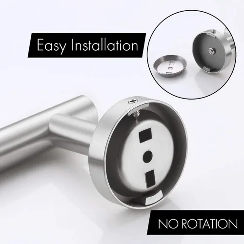 Miniatura 8 de Toallero KES para toalla de baño, cocina, mano, paños para trastes, hecho de acero inoxidable a prueba de óxido, montaje de pared, SUS304, 12
