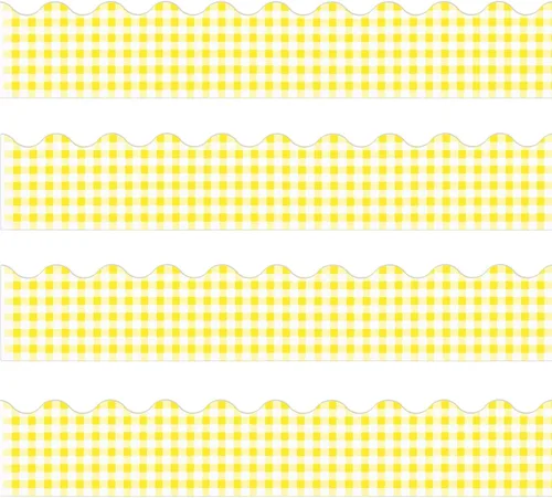 Miniatura 21 de AWIZOM Bordes de tablón de anuncios de 72 pies, color negro con blanco, borde festoneado para el aula, para escritorio, pared, escuela, escuela